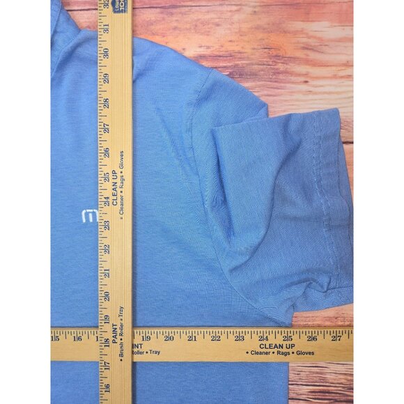 Travis Mathew Mens Blue Polo XXL Pima Cotton Blend - Picture 8 of 8
